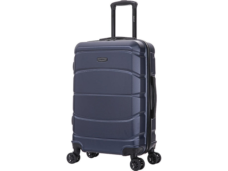 DUKAP Sense 24" Hardside Suitcase, 4-Wheeled Spinner, TSA Checkpoint Friendly, Blue (DKSEN00M-BLU)