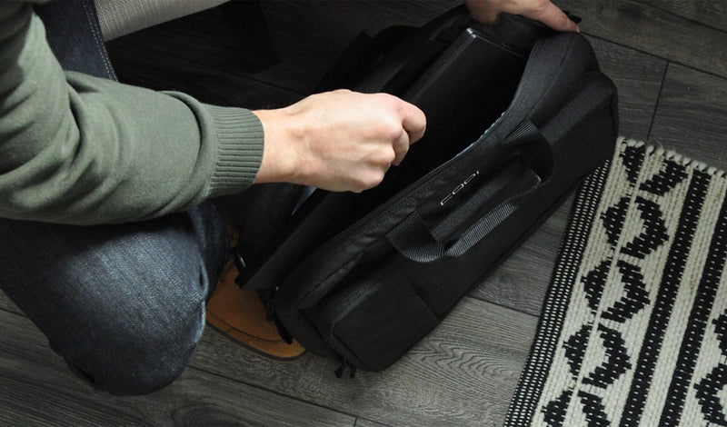 CODi Terra Laptop Hybrid Briefcase/Backpack, Black (TER305-10)