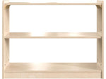 Flash Furniture Bright Beginnings 2-Section Storage Unit, 24.5"H x 31.5"W x 11.75"D, Brown (MK-KE23919-GG)