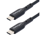 StarTech 3.3' USB-C to USB-C Charging Cable, Male to Male, Black (USB2CC1MNC)