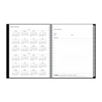 2026 Blue Sky Enterprise 8.5" x 11"  Weekly & Monthly Planner, Plastic Cover, Black (111288-26)