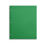 Staples 3-Hole Punched 4-Pocket Paper Presentation Folder, Green (ST56212-CC)