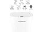 Nine Stars Plastic Sensor Trash Can, 2.6-Gallon, White (DZT-10-11)