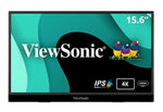 ViewSonic Portable 15.6" 60 Hz LED Monitor, Black (VX1655)