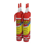 Flex Caulk High Performance Hybrid Caulk, White, 9 oz., 4/Pack (CFSWHTR675-CS)