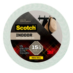 Scotch Double Sided Indoor Mounting Tape, 3/4" x 10 yds., White (110-LONG)