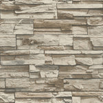 York Wallcoverings Stacked Stone Peel and Stick Wallpaper (RMK9025WP)