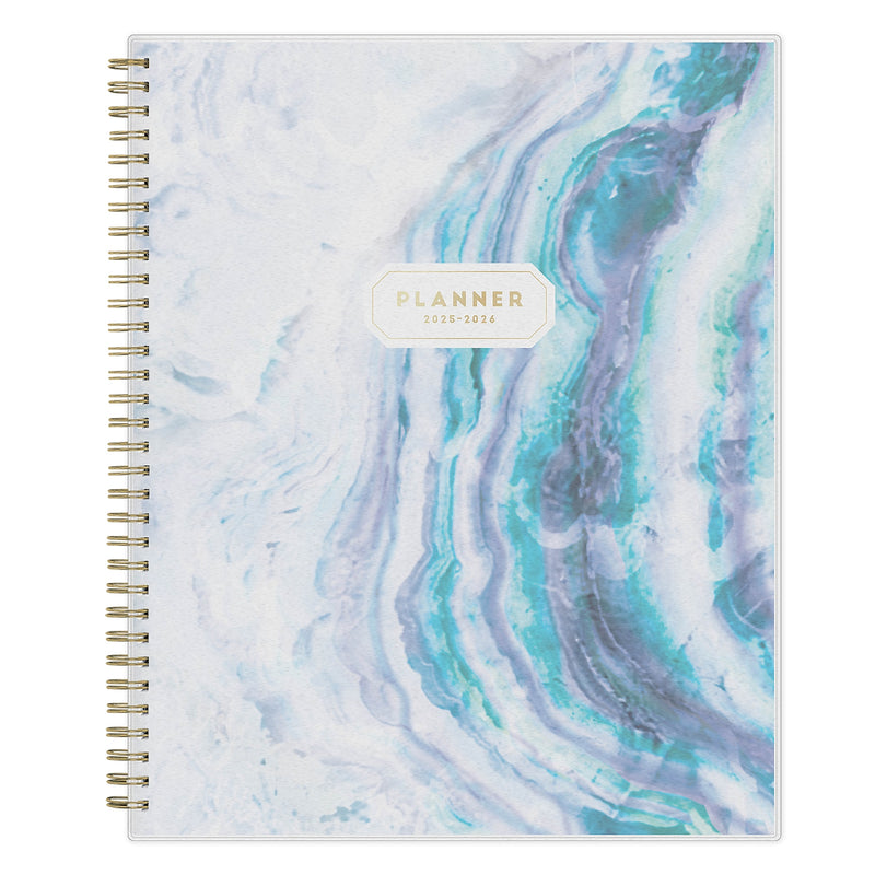 2025-2026 Blue Sky Gemma 8.5" x 11" Academic Year Weekly & Monthly Planner, Plastic Cover, Multicolored (118177-A26)