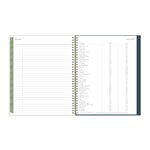 2026 Blue Sky Kelly Ventura Gardens 8.5" x 11" Calendar Year Weekly & Monthly Planner, Plastic Cover, Multicolored (153064)