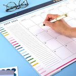 2025-2026 AT-A-GLANCE Simplified by Emily Ley 17" x 22" Academic Monthly Desk Pad Calendar (EL37-704A-26)