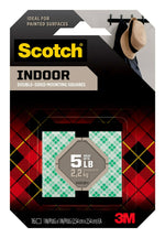Scotch Mini Mounting Squares, 5 lb., White, 16/Pack (111P)