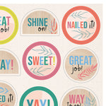 Carson Dellosa Education True to You Motivators Motivational Stickers, Multicolored, 72/Pack, 12 Packs/Bundle (CD-168330-12)