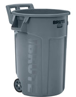 Rubbermaid Resin Indoor/Outdoor Trash Can, 32 Gallon, Gray (RCP2179403)