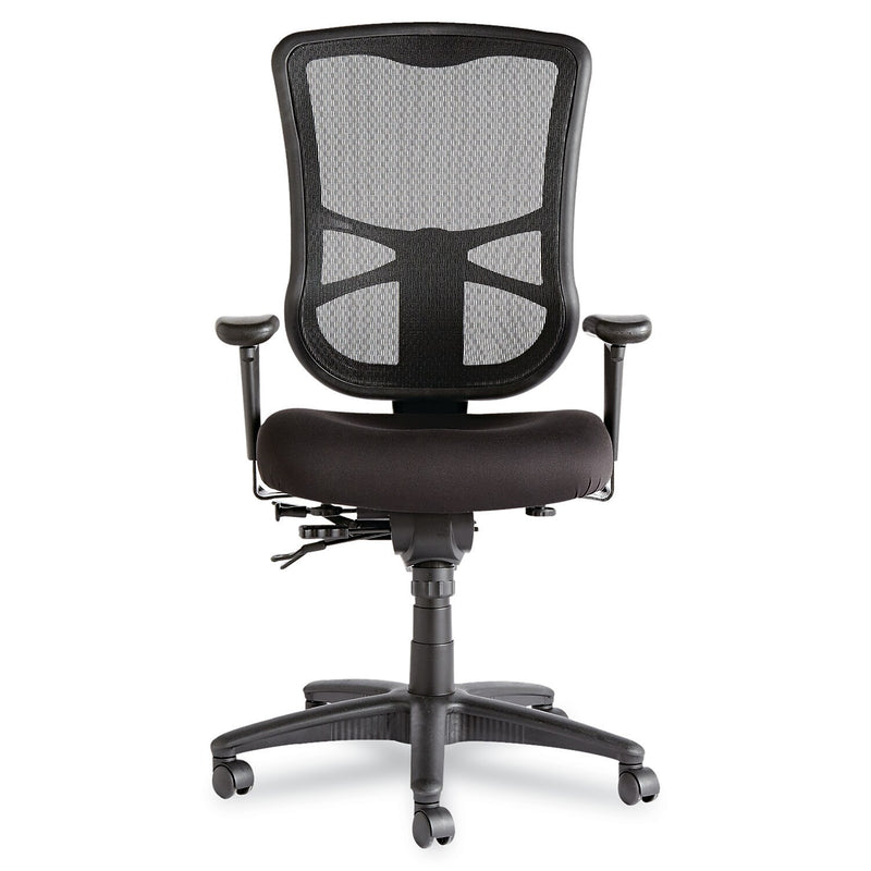Alera Elusion Series Mesh Back Fabric Computer and Desk Chair, Black (ALEEL41ME10B)