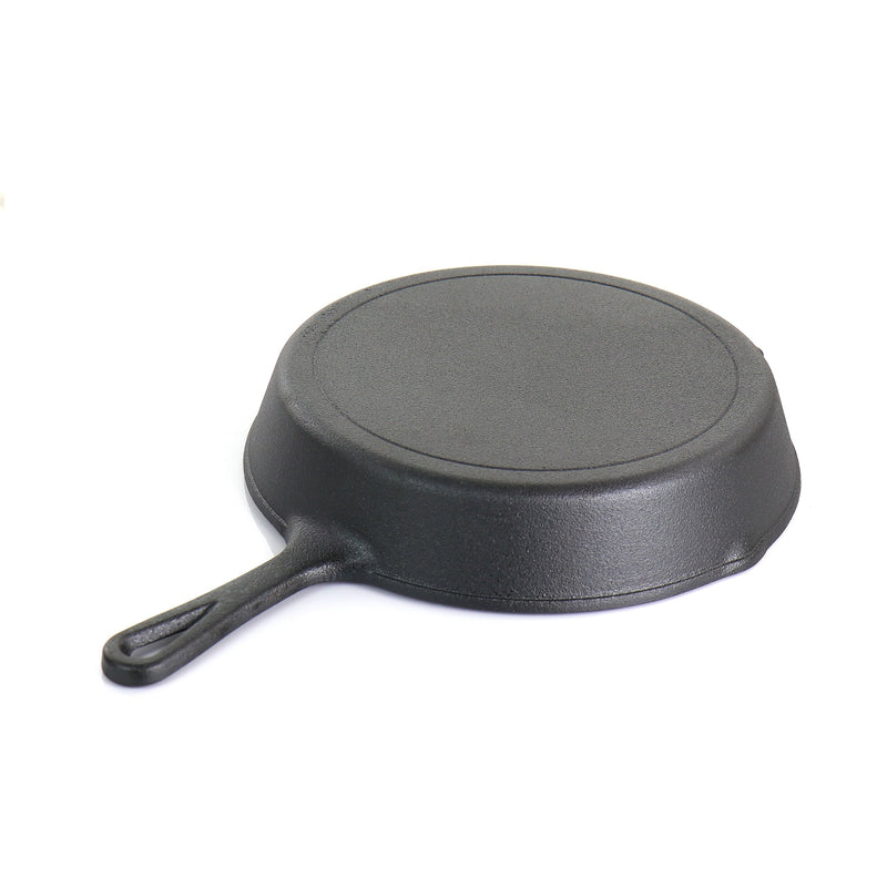 MegaChef Cast Iron Skillet Set, Black, 3 Piece Set (937114401M)