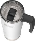 Thermos Icon Stainless Steel Vacuum Insulated Travel Mug, 18 oz., White (EAIS1162WH4)