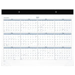 2026 AT-A-GLANCE Easy-to-Read 21.75" x 17" Monthly Desk Pad Calendar, White/Blue (SKLP24-32-26)