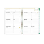 2026 Blue Sky Day Designer Peyton 5" x 8"  Weekly & Monthly Planner, Plastic Cover, Multicolored (103619-26)