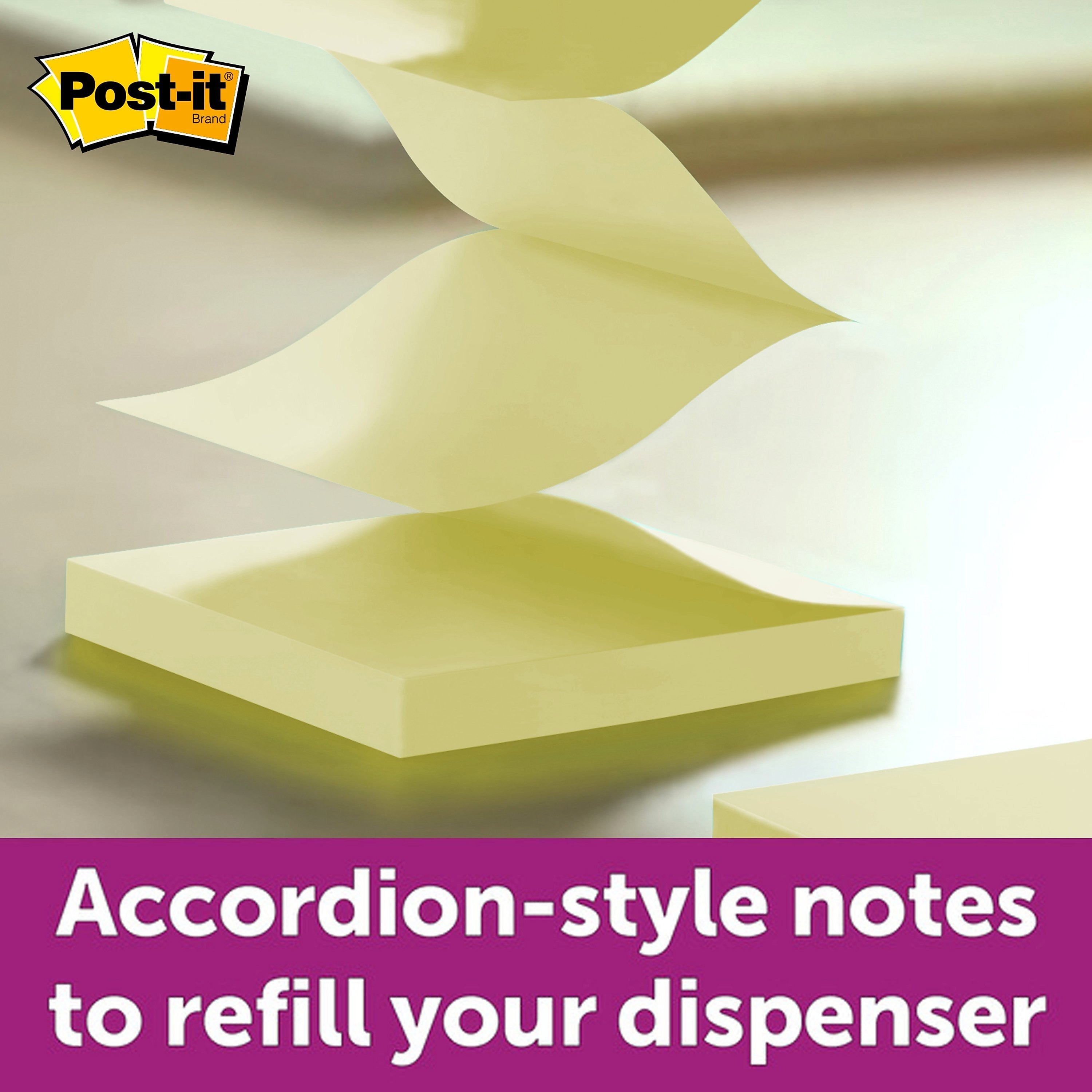 Post-it® Designer Pop-up Notes and Flag Dispenser for 1" and 1/2" Flags and 3" x 3" Notes, Black (DS100)