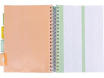 Pukka Pad B5 Study Book Customizable Notebook, 7.09" x 9.6", 120 Sheets, Gray/Silver (9824-STU)