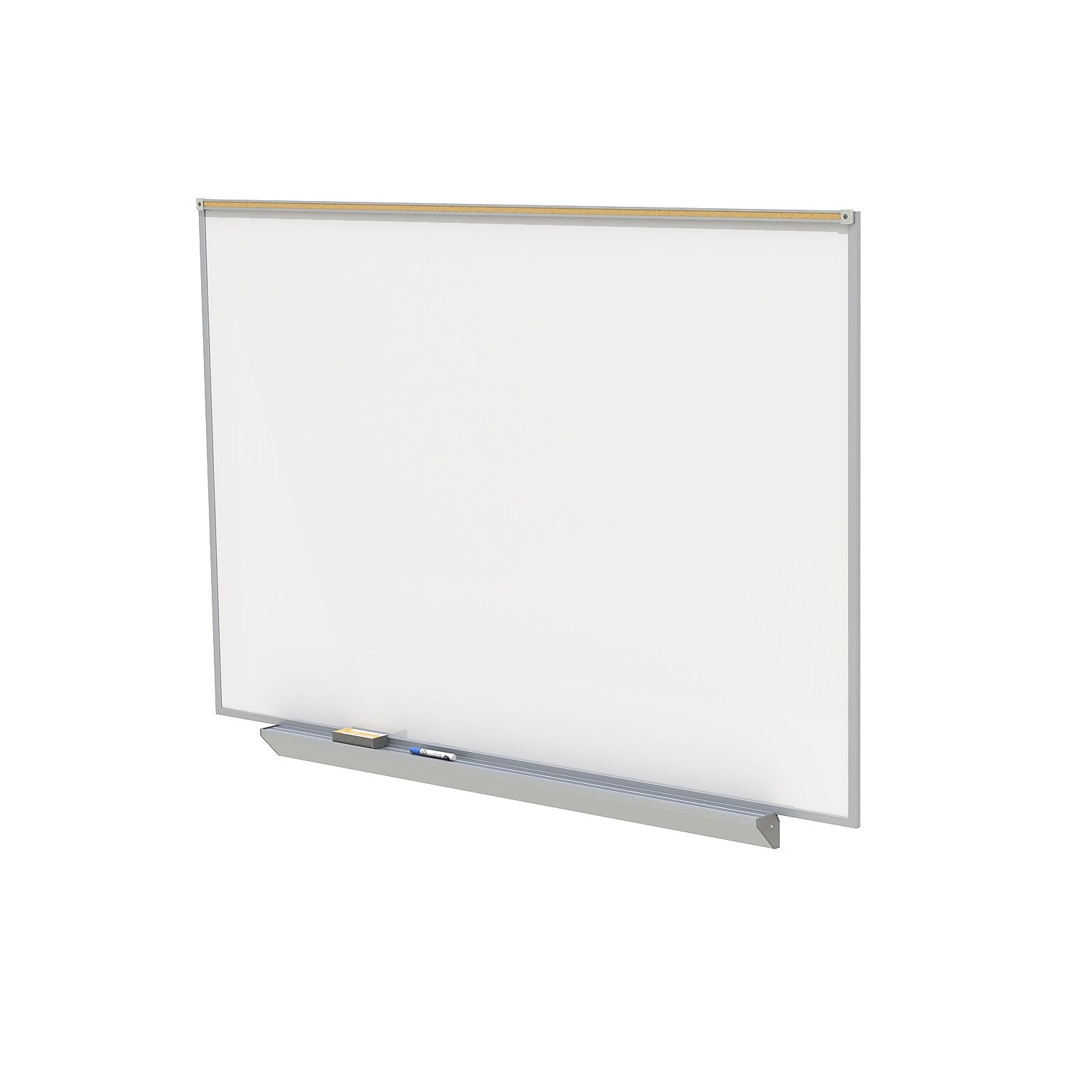Ghent Proma Magnetic Porcelain Dry-Erase Whiteboard, Aluminum Frame, 4'H x 7' 4"W (PRM1-47-4)