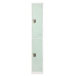 AdirOffice 72'' 2-Tier Misty Green Storage Locker (ADI629-202-MGRN)