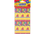 Cra-Z-Art Crayons, Assorted Colors, 4/Box, 12 Boxes/Pack (10217-48)
