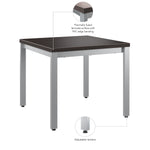 Bush Business Furniture Arrive 23"W x 23"D End Table, Storm Gray (AVT124SG)