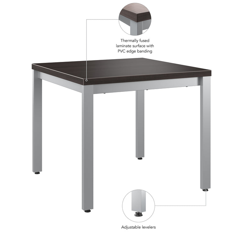 Bush Business Furniture Arrive 23"W x 23"D End Table, Storm Gray (AVT124SG)