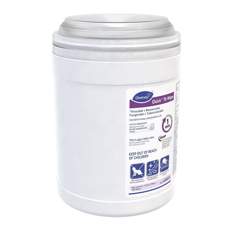 Diversey Oxivir Tb Disinfecting Wipes, 160/Pack (4599516)
