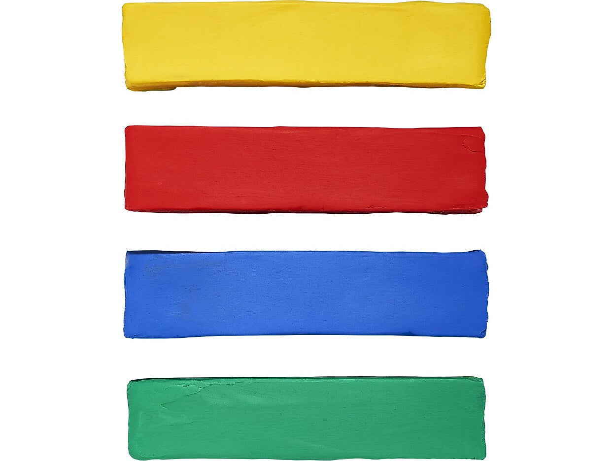 Dixon Prang Modeling Clay, Assorted Colors, 4/Pack, 12 Packs/Carton (X00740CT)