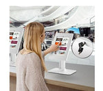 SIIG Security Lockable Countertop Kiosk Stand Holder for iPad , Kiosk , For Tablet, Stand, White (CE-MT3N11-S1)