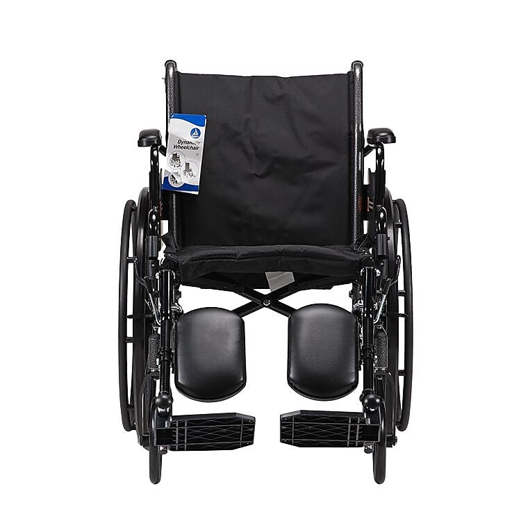 Dynarex DynaRide S3 Lite Wheelchair, 18" x 16" w/ Flip Desk Arm ELR (10230)