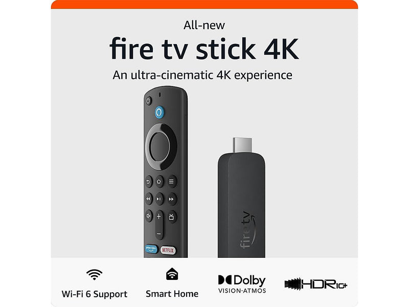 Amazon Fire TV Stick 4K B0CJM1GNFQ Streaming Media Player, Black