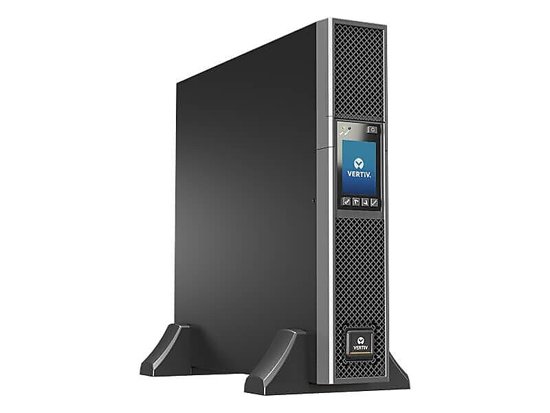 Vertiv Liebert GXT5 1500VA 2U Online Double Conversion UPS, 6-Outlet, Black (GXT5-1500LVRT2UXLN)