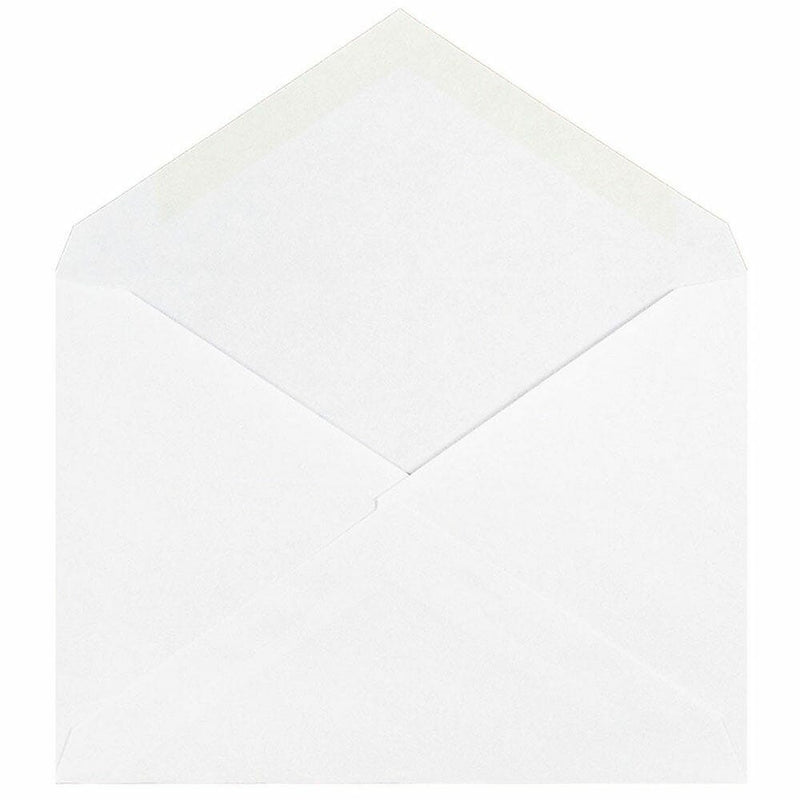 JAM Paper A2 Booklet Envelope 4 3/8" x 5 3/4", White, 100/Pack (4023206d)