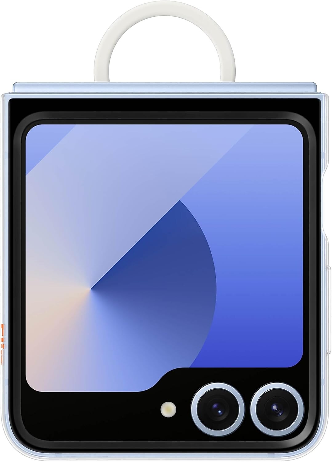 Samsung Clear Flip Case for Galaxy Z Flip4, Transparent (EF-QF741CTEGUS)