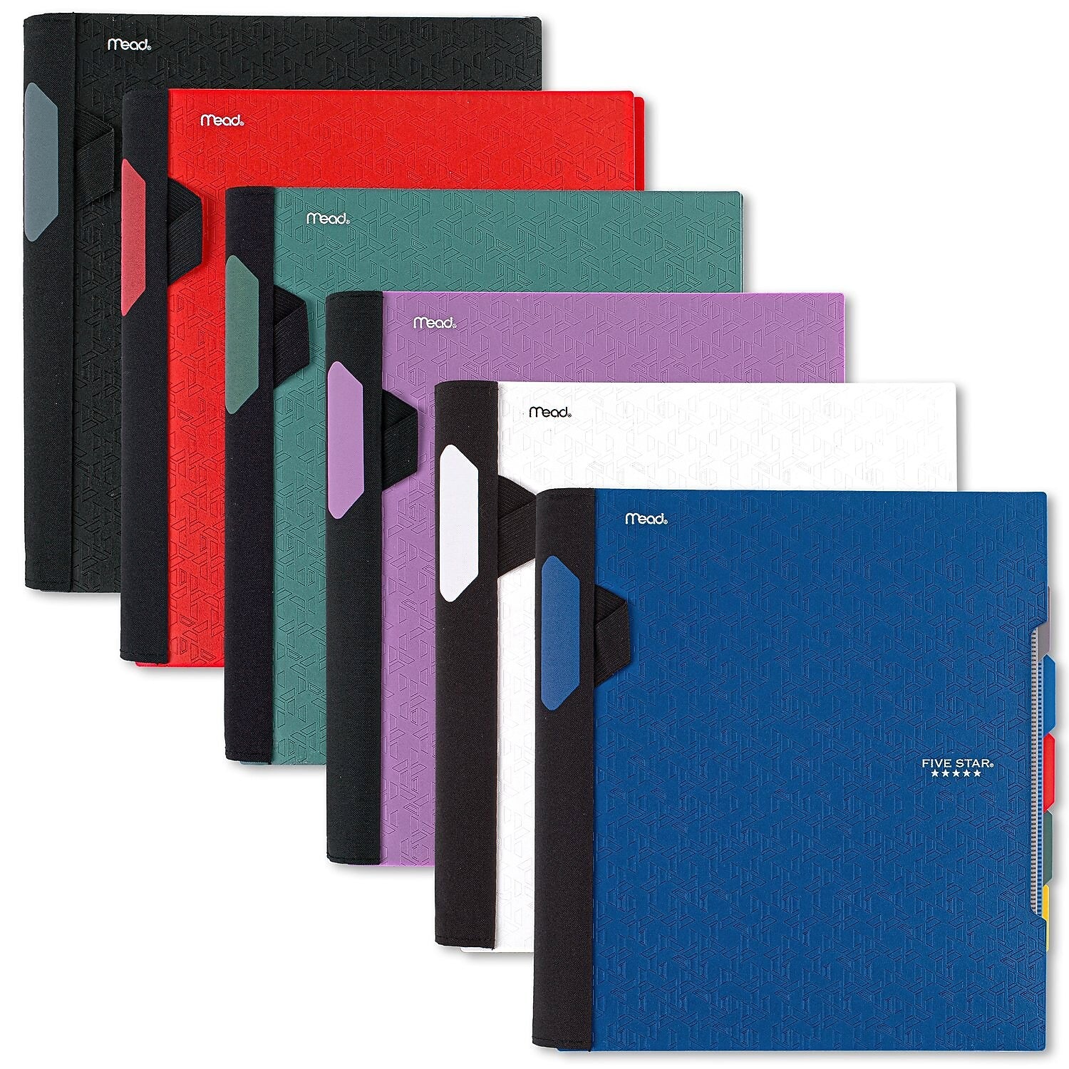 Five Star Advance 5-Subject Subject Notebooks, 8.5" x 11", College Ruled, 200 Sheets (06326)