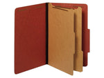Pendaflex Pressboard Classification Folder, 2-Dividers, 2 1/2" Expansion, Legal Size, Red, 10/Box (29075R)