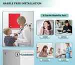 Viva Comfort Steel Medical Storage Cabinet with Dual Key Lock, 1.1 cu. ft., Red (999-04-RED)