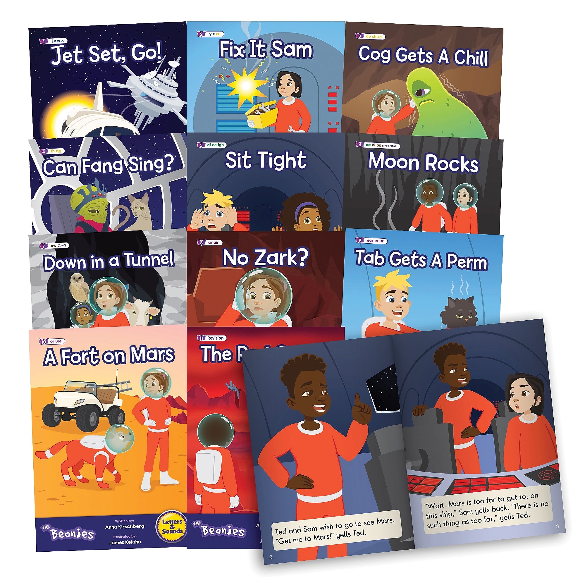 Beanstalk Books The Beanies Hi-Lo Diversity Decodables Phase 3 Set 2, 12/Set (JRLBB154)