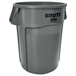 Rubbermaid Plastic Trash Can, 44 Gallon, Gray (FG264360GRAY)