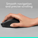 Logitech M330 Silent Plus Wireless Optical USB Mouse, Black (910-004905)