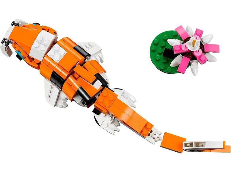 LEGO Creator 3-in-1 Majestic Tiger Building Set (31129)