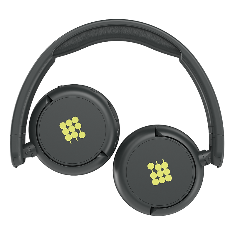 Cubitt Jr. Wireless Active Noise Canceling Over-Ear Headphones, Bluetooth, Obsidian Black (CTANCJR-1)