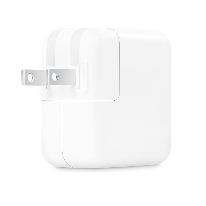 Apple 35W Dual USB-C Power Adapter for Laptop, iPhone, iPad, MacBook, White (MW2K3AM/A)