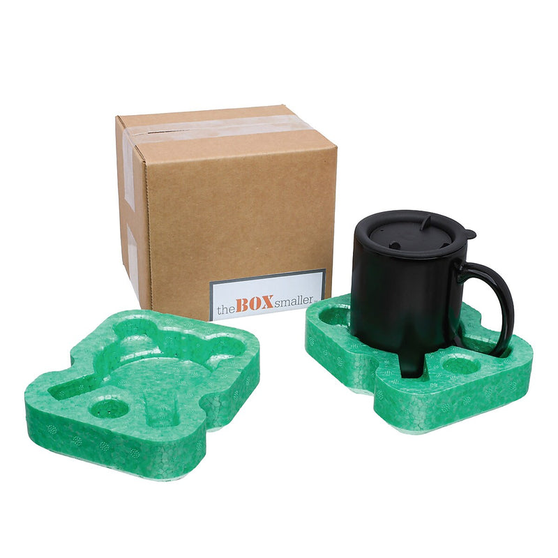 6" x 6" x 5" Mug 15oz. Shipping Box, 200# Mullen Rated, Kraft (E04800-15)