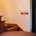 Cosco WATCH YOUR STEP Sign, 8" x 2", Red/White, 3/Set (098008PK3)