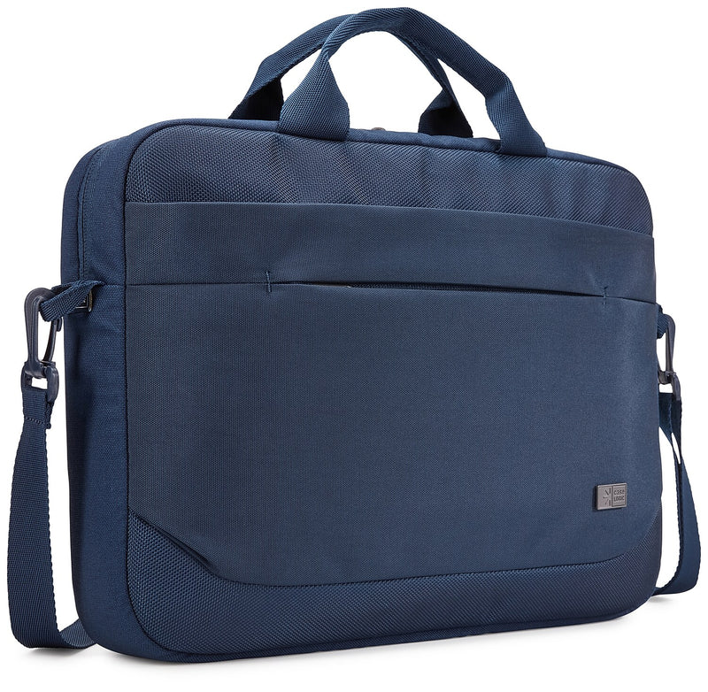 Case Logic Advantage Polyester Attache, Laptop Compatible, Dark Blue (3203987)