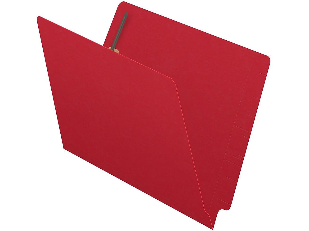 Medical Arts Press Reinforced End Tab File Folder, Straight Cut, Letter-Size, Red, 50/Box (S-01602-RED)